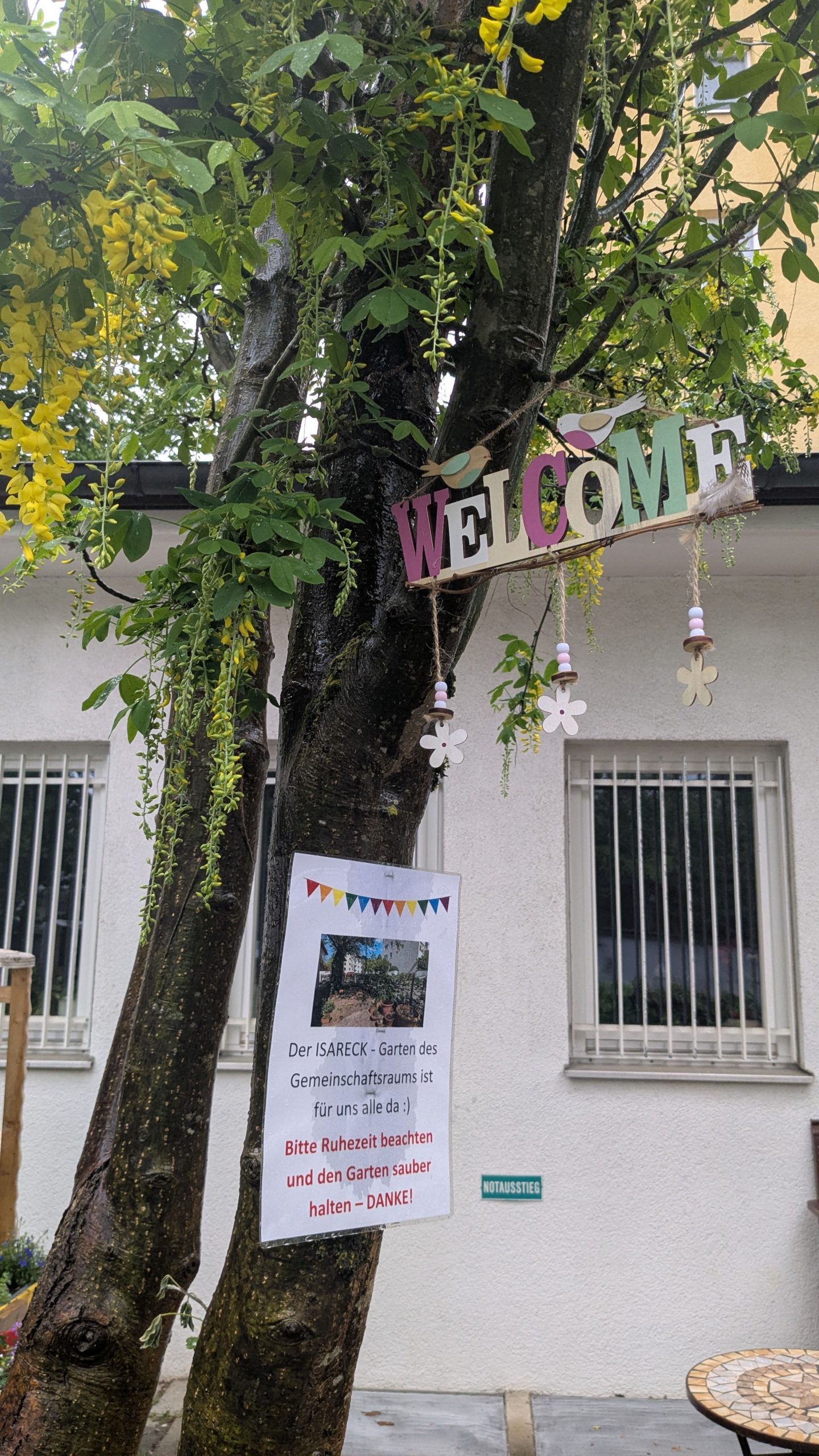 Welcome Alle@Gemeinschaftsgarten beim Isareck